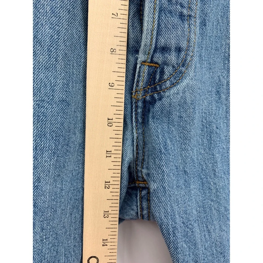 Levis Shorts Mens 38 Blue Cut Off Distressed 12